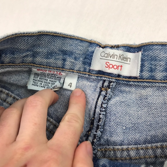 Vintage Calvin Klein Sport High Waisted Shorts - Picture 6 of 6